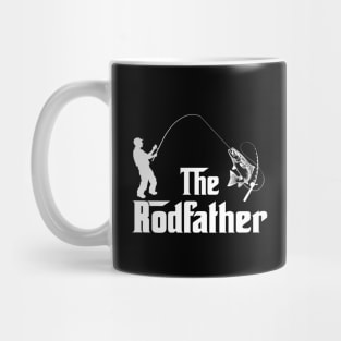 The Rodfather Funny Fishing Gift for Fisherman Mug